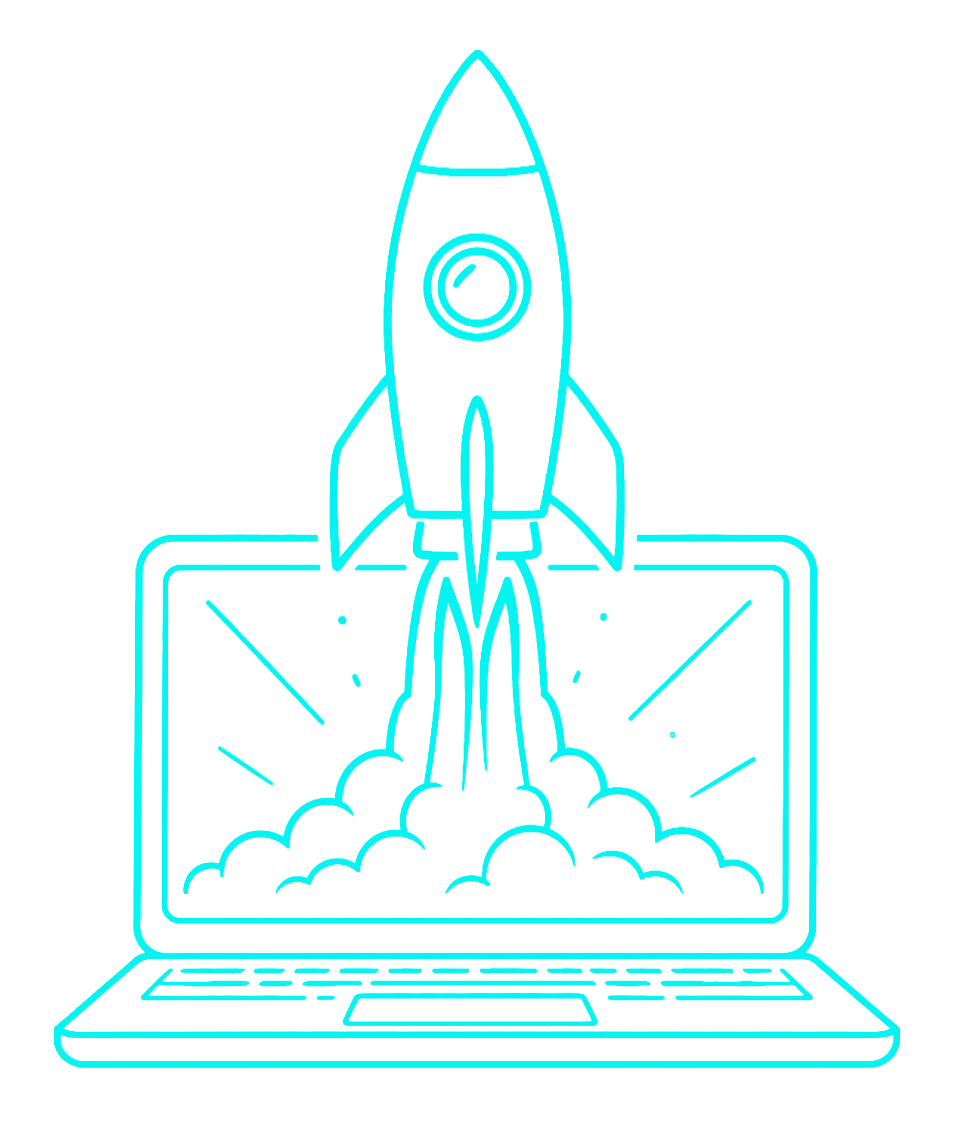 Projektstart Rakete